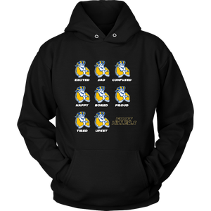 Foothillers: Excited Sad Confused - Unisex Hoodie