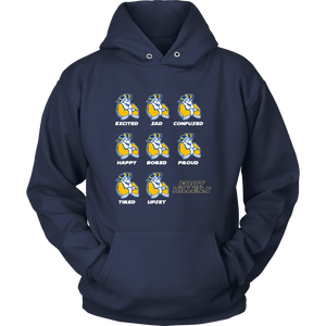 Foothillers: Excited Sad Confused - Unisex Hoodie