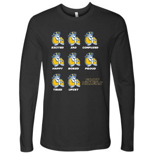 Foothillers: Excited Sad Confused - Next Level Mens Long Sleeve