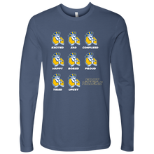 Foothillers: Excited Sad Confused - Next Level Mens Long Sleeve