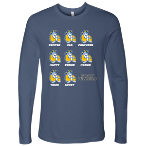 Foothillers: Excited Sad Confused - Next Level Mens Long Sleeve