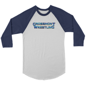 Grossmont Wrestling: Thor Design - Canvas Unisex 3/4 Raglan