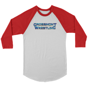 Grossmont Wrestling: Thor Design - Canvas Unisex 3/4 Raglan