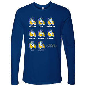 Foothillers: Excited Sad Confused - Next Level Mens Long Sleeve