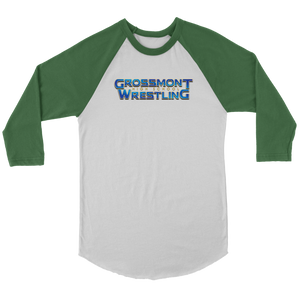 Grossmont Wrestling: Thor Design - Canvas Unisex 3/4 Raglan