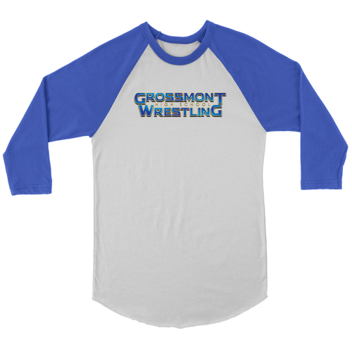 Grossmont Wrestling: Thor Design - Canvas Unisex 3/4 Raglan