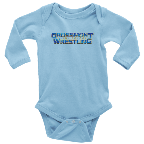 Grossmont Wrestling: Thor Design - Long Sleeve Baby Bodysuit